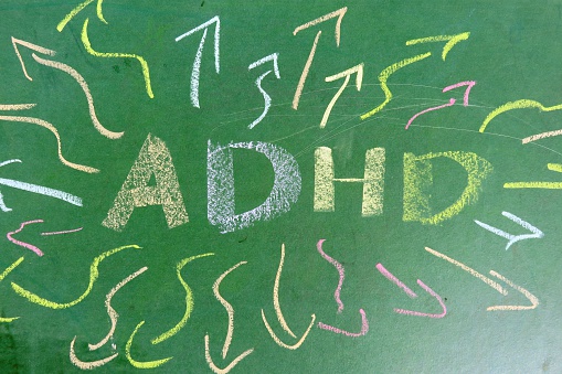 ADHD is Attention deficit hyperactivity disorder.