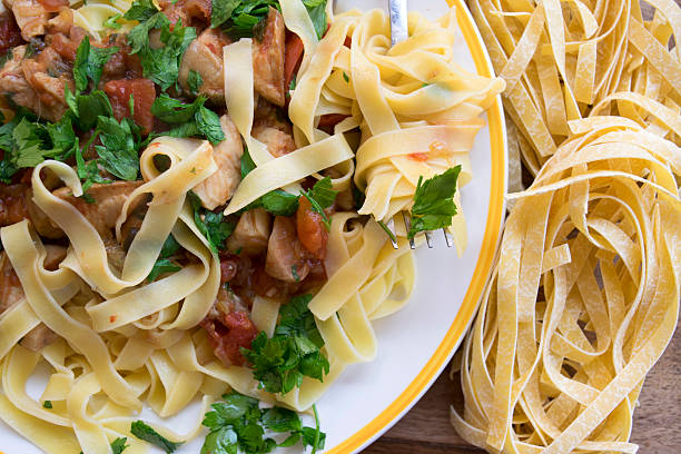 istock egg tagliatelle wkth porcini mushrooms 491350090