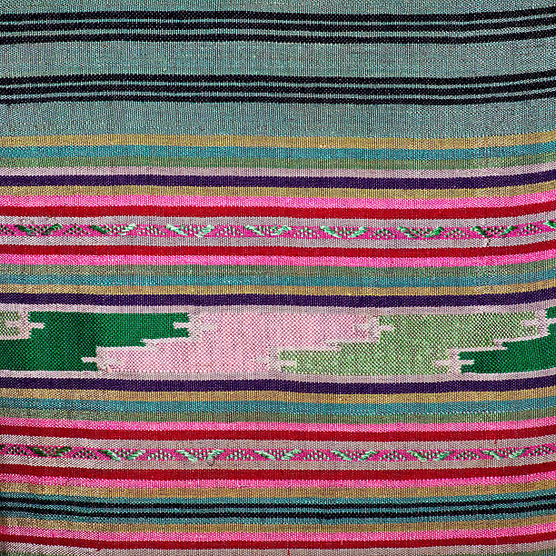 istock Colorful thai silk handcraft organic using natural dyes close up 491361690