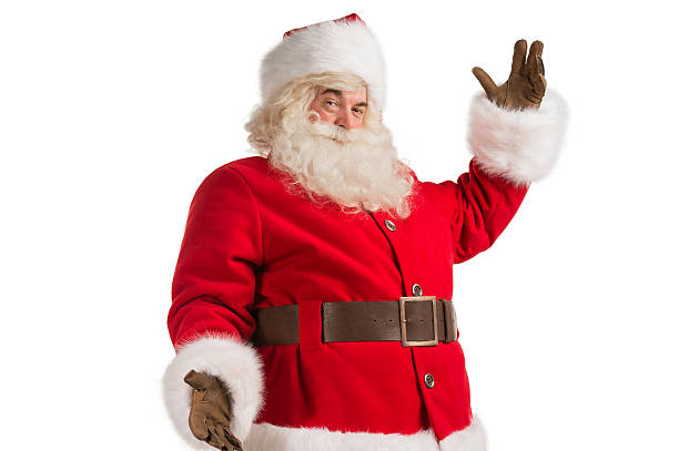istock Santa Claus gesturing his hand 491364446