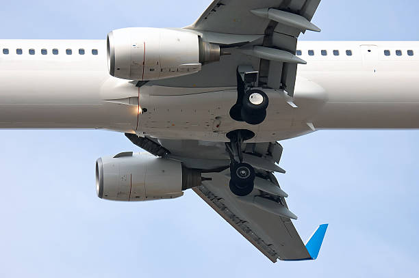 istock Airplane landing gear 491374307
