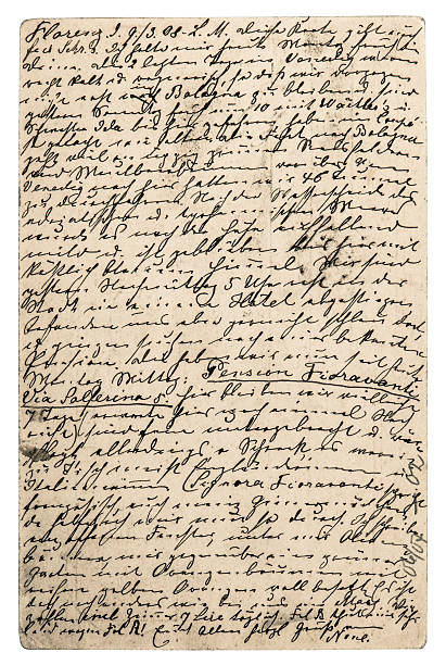 istock Old letter with handwritten text. Grunge texture background 491374732
