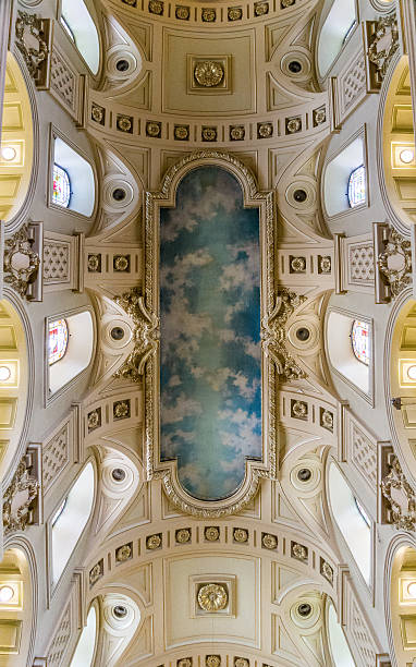 Notre-Dame de Quebec Basilica Cloudy Ceiling Fresco