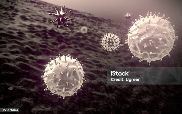 Microbe Virus Stock Photo - Download Image Now - AIDS, Anatomy, Animal Body