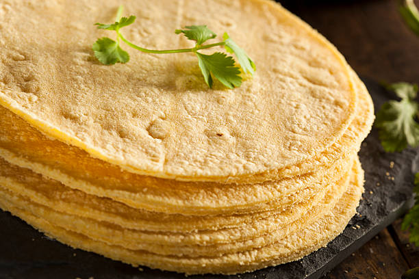 istock Stack of Homemade Corn Tortillas 491376473