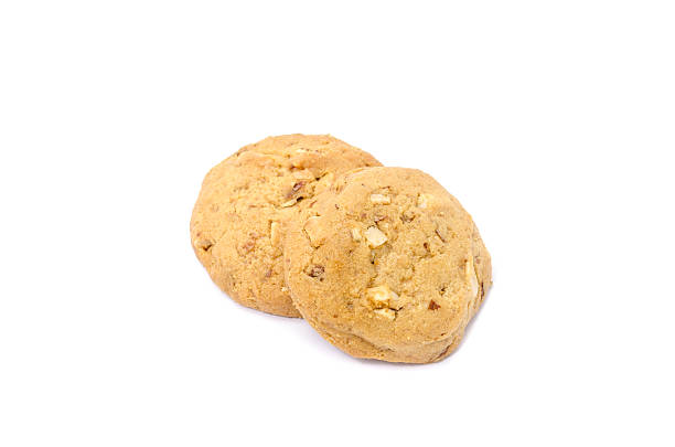 istock Almond cookies isolated on white background 491376709
