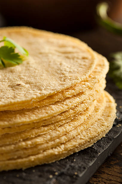 istock Stack of Homemade Corn Tortillas 491376769