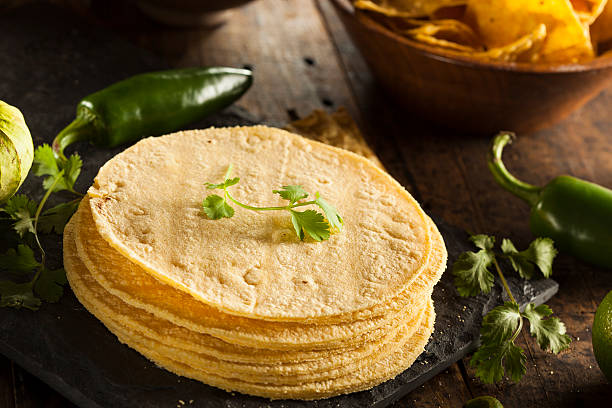 istock Stack of Homemade Corn Tortillas 491377077