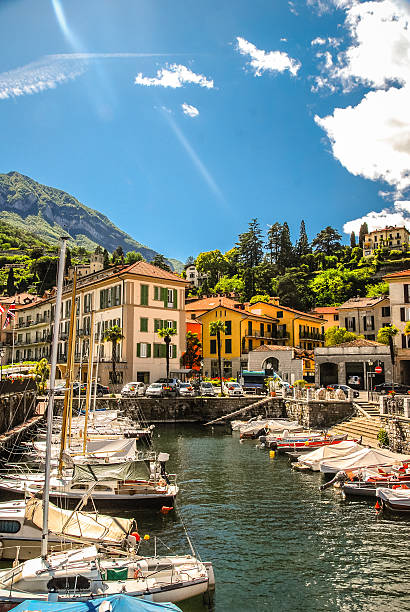Harbour of Menaggio, Italy