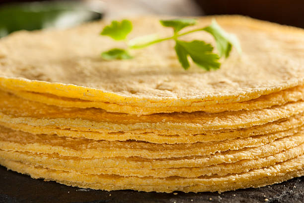 istock Stack of Homemade Corn Tortillas 491377523