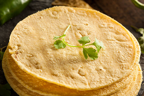 istock Stack of Homemade Corn Tortillas 491377589