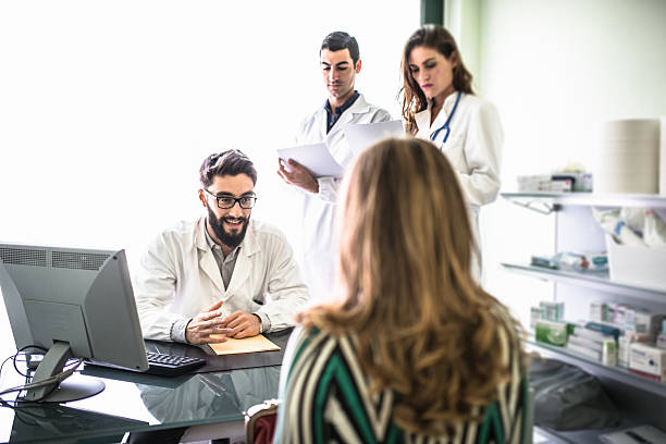 istock Teamwork of doctors in the office for a meeting 491377684