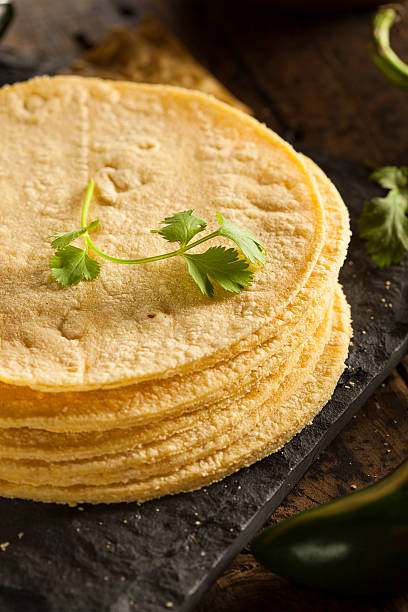 istock Stack of Homemade Corn Tortillas 491377815