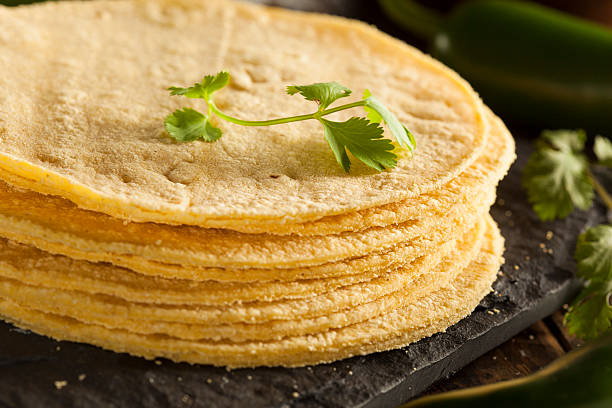 istock Stack of Homemade Corn Tortillas 491377825