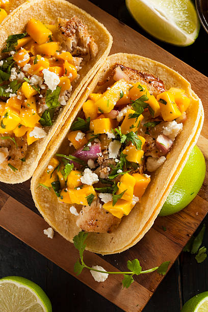 istock Homemade Baja Fish Tacos 491377947