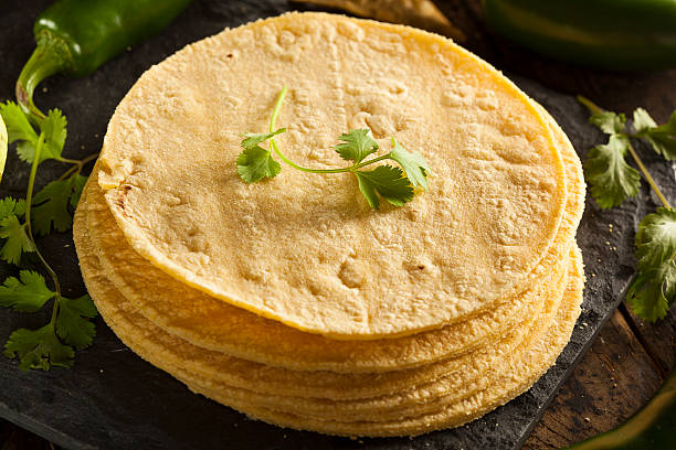 istock Stack of Homemade Corn Tortillas 491378185