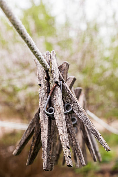 Clothespins - foto de stock