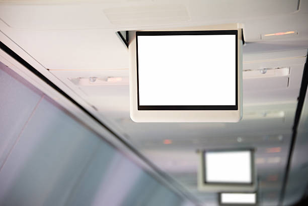 istock Video Screens in Airplane 491379747