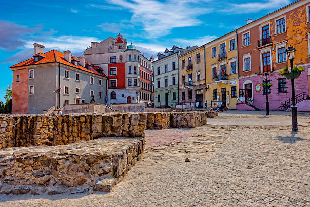 Lublin Old Town stock photo