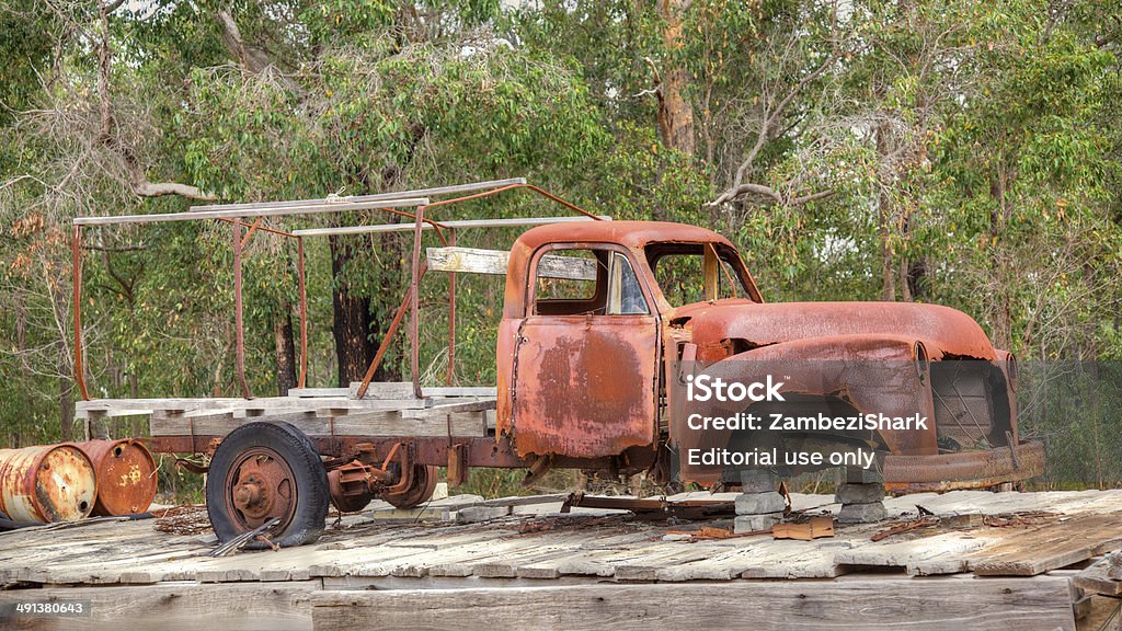 旧オーストラリアトラック - レトロ調のロイヤリティフリーストックフォト