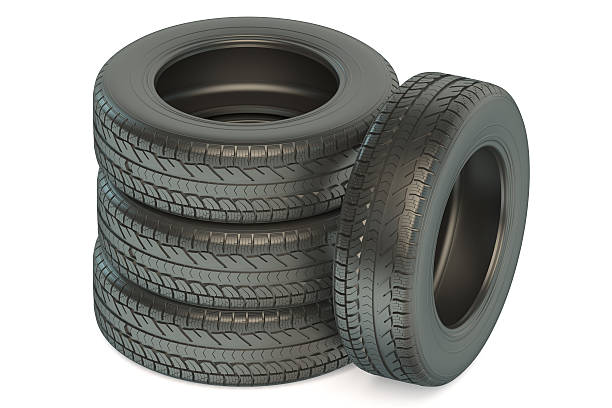 istock Set of automotive tires 491381214