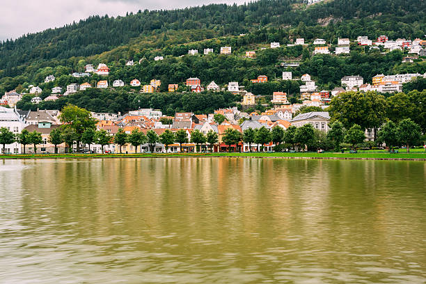 istock Waterfront in Bergen with buildings. Norway 491391268