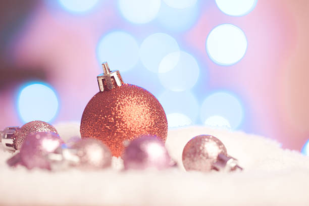 istock christmas ball on abstract light background 491392812