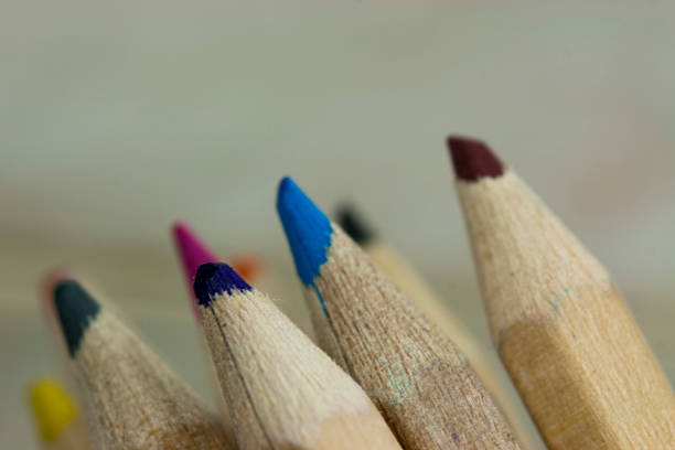 istock Close up of coloured pencils 491395742
