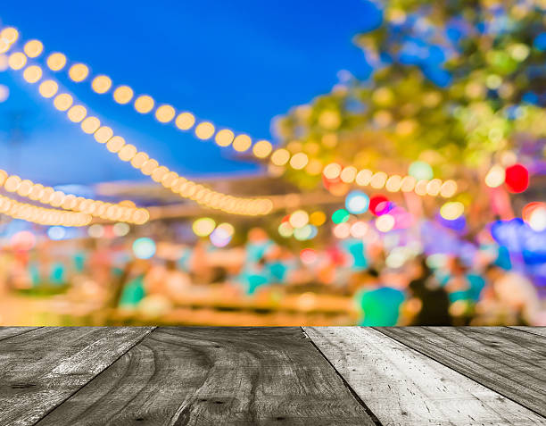 istock Defocused night street abstract texture. 491396466