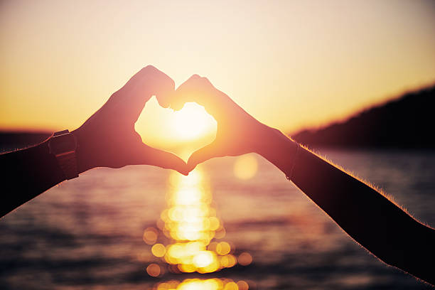 True Love At Sunset Stock Photo - Download Image Now - 2015, Adult
