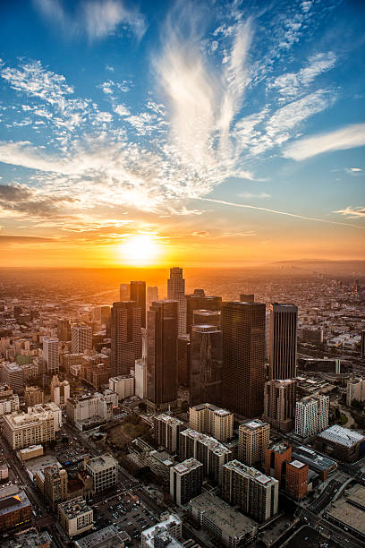istock Golden hour in Los Angeles 491408740