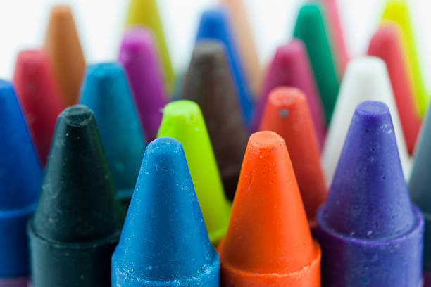 istock Close up of coloured crayons 491412910