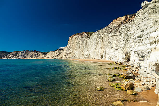 istock remote beach of Scala dei Turchi 491425242