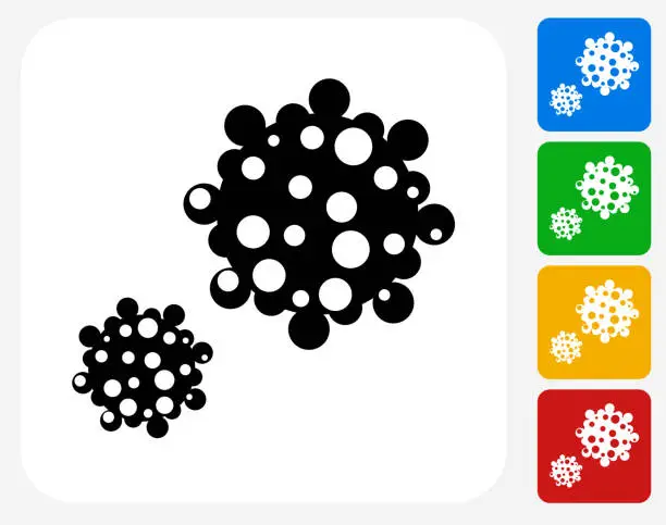 Vector illustration of Pollen Icon Flat Graphic Design