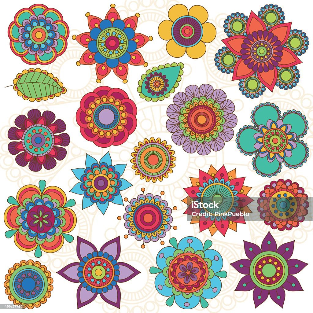 Ilustración de Colección De Vectores De Flores O Mandalas Garabato Estilo y más Vectores Libres de Derechos de Flor - iStock Ilustración de Colección De Vectores De Flores O Mandalas Garabato Estilo y más Vectores Libres de Derechos de Flor - iStock