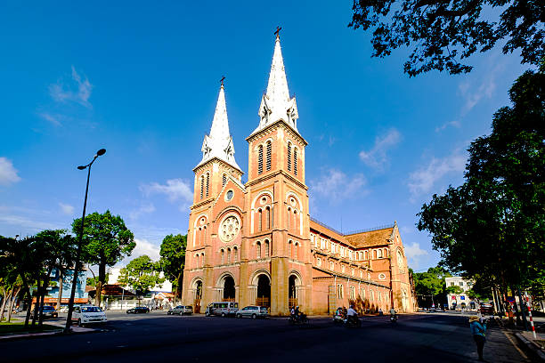 istock Notre Dame in Sai Gon on morning 491444584