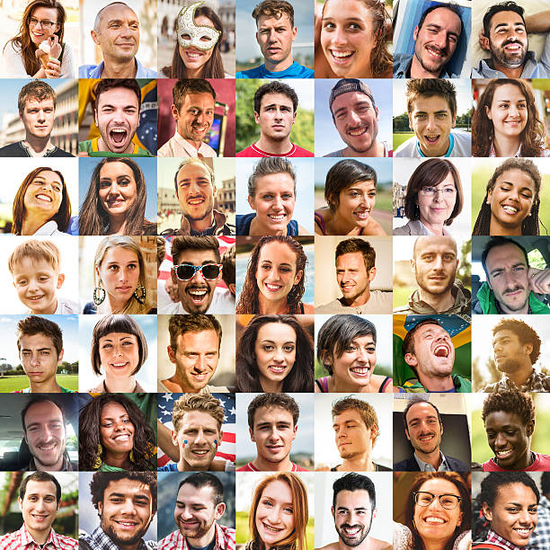 istock Portraits of multi-racial faces 491445813
