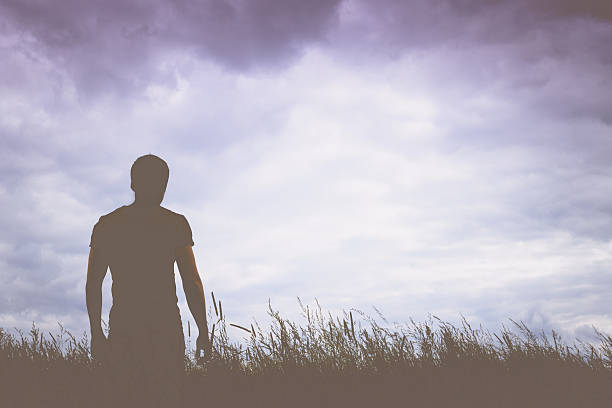 istock Silhouette of man and sunshine 491446430
