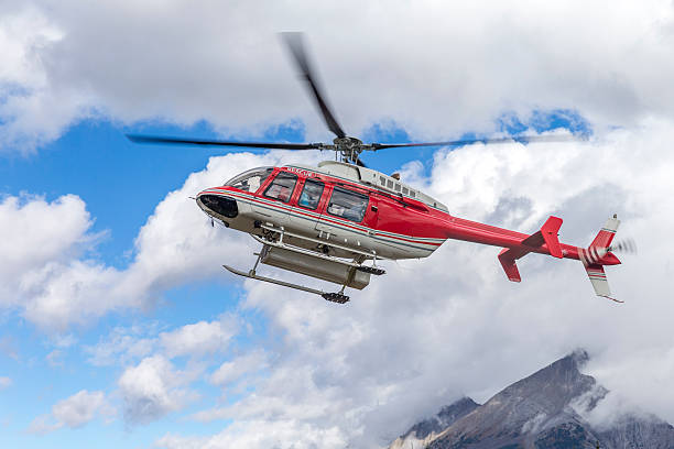 istock Helicopter in the air 491446468