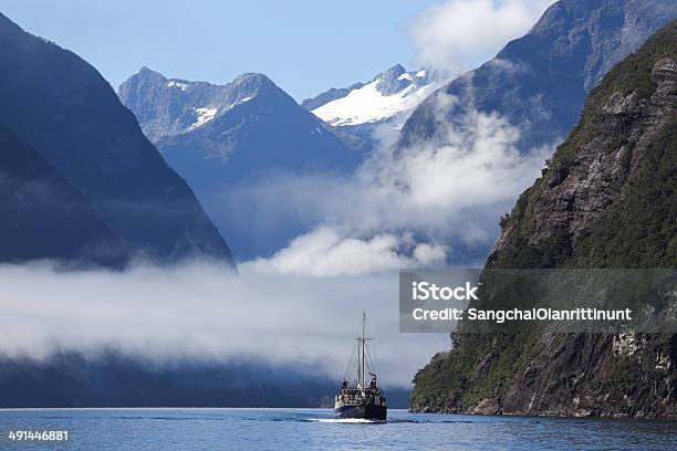 Milford Sound In Fiordland National Park In New Zealand Stock Photo - Download Image Now