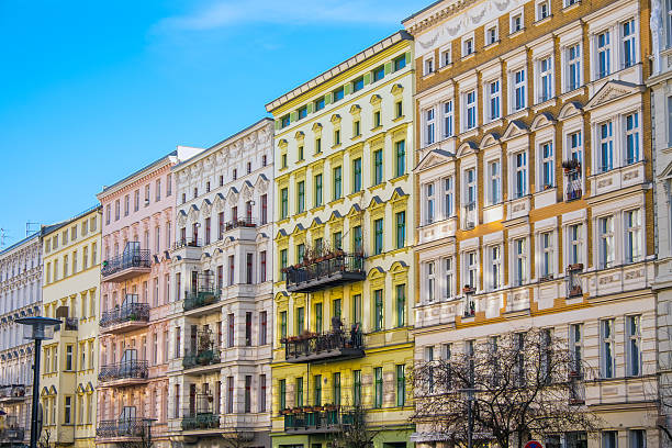 Beautiful restored houses in Berlin