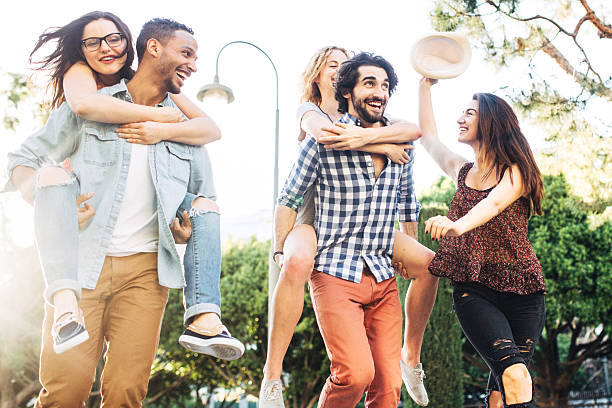 istock Friends in Summer Park 491448088