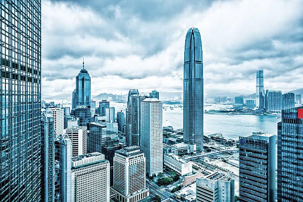 Hong Kong financial district