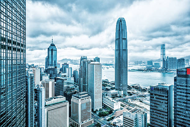 hong kong financial district - hong kong 個照片及圖片檔
