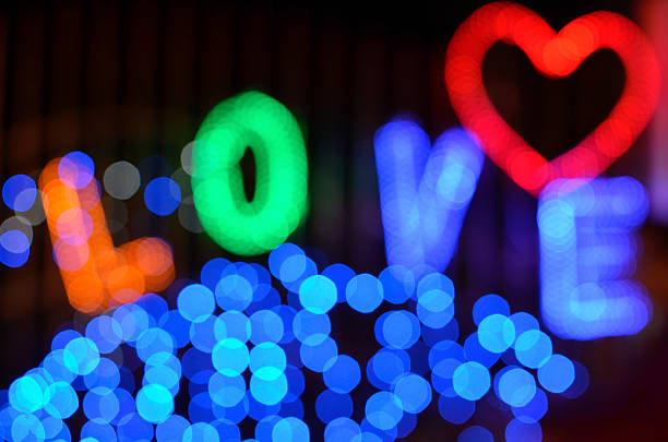 istock Bokeh lights consisting word 