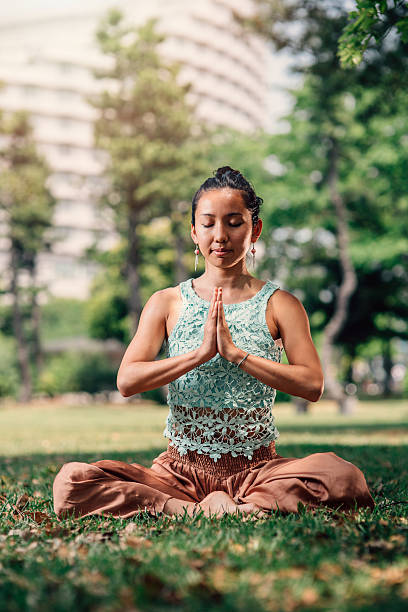 istock Yoga in the park 491450544