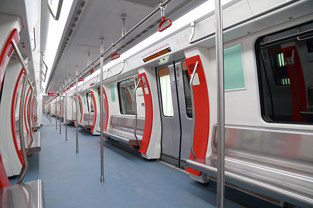 istock Interior view of a subway car in China 491451339