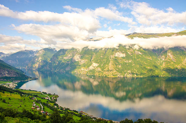 istock Sogne Fjord in Clouds in Norway 491451511