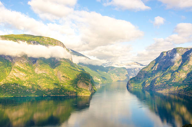 istock Sogne Fjord in Clouds in Norway 491451571