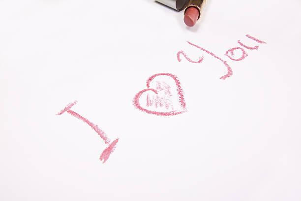 istock Lipstick and I love you 491451769